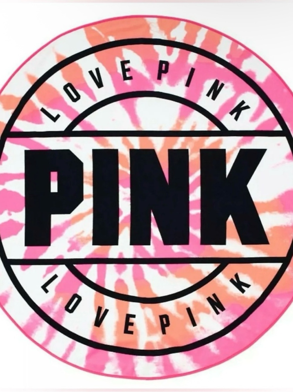 Victoria’s Secret PINK Circle Beach Towel • 55in